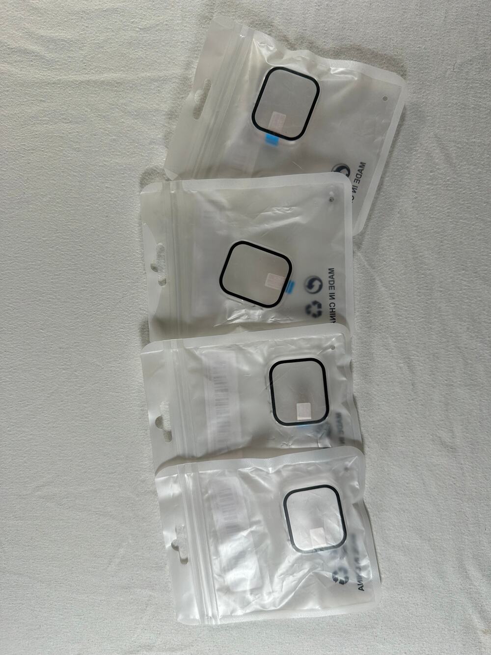 Lot of four Apple Watch clear protective cases 41 millimeter new sealed